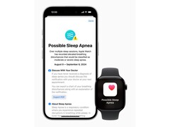 La función de detección de la apnea del sueño del Apple Watch recibió la aprobación de la FDA a principios de septiembre. (Fuente de la imagen: Apple)