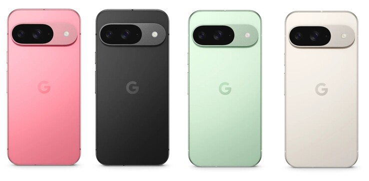 Las combinaciones de colores del Google Pixel 9