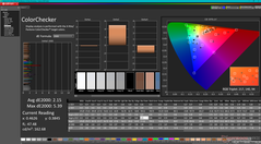 ColorChecker antes de la calibración