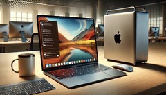 Se espera que el MacBook Pro lleve el chip M4 a partir de finales de este año o principios del próximo. (Fuente: DALL-E)