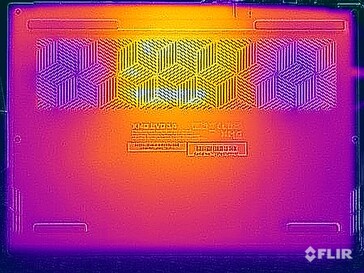 Prueba de tensión de temperaturas superficiales (abajo)