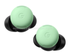 The Pixel Buds Pro 2 in its reputed 'Wintergreen' colourway. (Image source: @OnLeaks & Android Headlines)