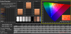 Verificador de color por defecto