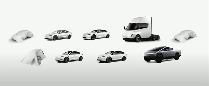 Tesla anuncia tres nuevos vehículos eléctricos, incluido el largamente rumoreado Robovan. (Fuente: Tesla vía YouTube)