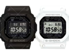 El reloj Casio GW-5000HS-1 negro y el Casio GW-5000HS-7 blanco. (Fuente de la imagen: Great G-Shock World - aumentado con AI) 