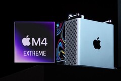 Con el SoC M4 Extreme fuera de juego, es probable que el próximo Mac Pro Apple tenga que conformarse con el M4 Ultra. (Fuente de la imagen: Apple, editado)