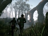 Una imagen en la que aparecen dos personajes de «A Plague Tale: Innocence», ahora con un 90 % de descuento en Steam.