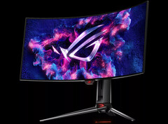 El ROG Swift OLED PG34WCDM es el primer monitor OLED de 34 pulgadas y 240 Hz del mundo. (Fuente de la imagen: ASUS)