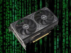 Supuestamente, la RTX 5060 se lanzará mucho antes que la RTX 4060 de la imagen superior. (Fuente de la imagen: Asus, Unsplash, editado)