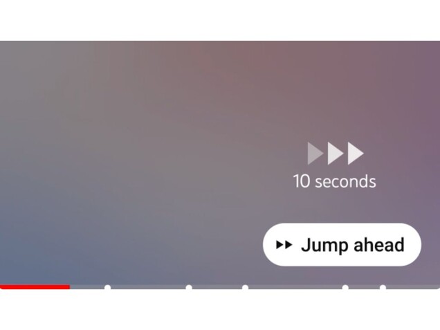 El nuevo botón "Saltar adelante" de YouTube Premium en Android (Fuente: YouTube)