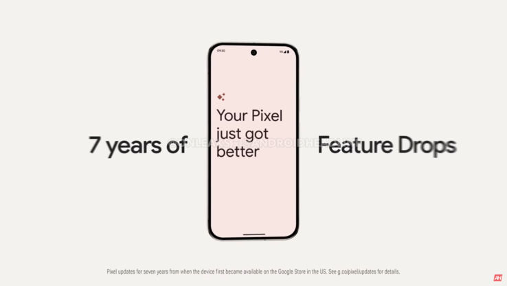 Toda la serie Google Pixel 9 recibirá actualizaciones durante siete años (fuente de la imagen: Android Headlines)