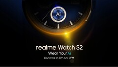 El Watch S2 está en camino. (Fuente: Realme)