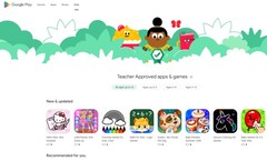 La sección infantil en Google Play (Fuente de la imagen: Propia)