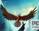 El Falconeer ya puede descargarse gratuitamente en la Epic Games Store y conservarse indefinidamente. (Fuente de la imagen: Tomas Sala / Epic Games Store - editado)