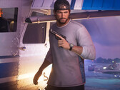 Jason, el protagonista de GTA 6, empuñando una pistola.