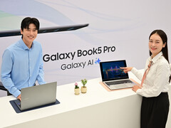 El Galaxy Book5 Pro es el segundo miembro de la serie Galaxy Book5. (Fuente de la imagen: Samsung)