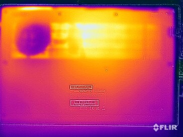 Prueba de tensión de temperaturas superficiales (abajo)