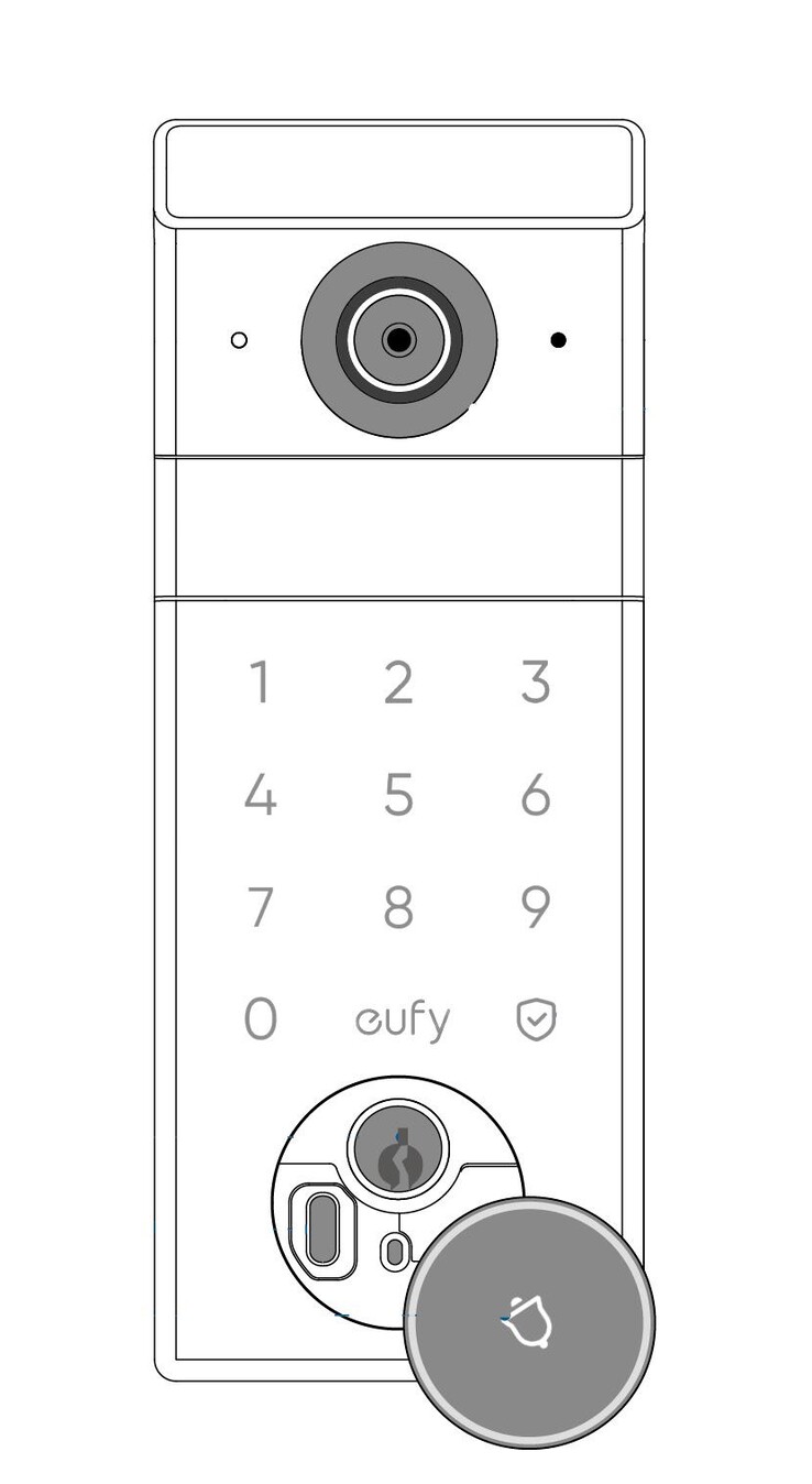 El rumoreado eufy Security Video Smart Lock S3 Pro. (Fuente de la imagen: u/joshuadwx vía Reddit)