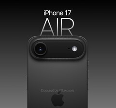 render del iPhone 17 Air. (Fuente de la imagen: Lukosis)