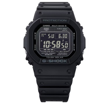 La GW-5000HS-1 negra tiene una pantalla invertida. (Fuente de la imagen: Casio)