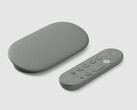 El Google TV Streamer (4K) viene en color avellana y porcelana. (Fuente de la imagen: Google).