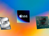 El Apple M4 aventaja al Core Ultra 9 285K y al Ryzen 9 9950X en el benchmark Geekbench 6 Single-Core. (Fuente de la imagen: Apple, AMD, Intel, Unsplash, editado)