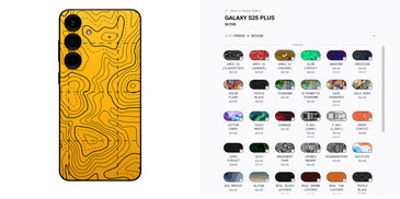 Galaxy S25 Plus Dbrand skins (Fuente de la imagen: Dbrand)