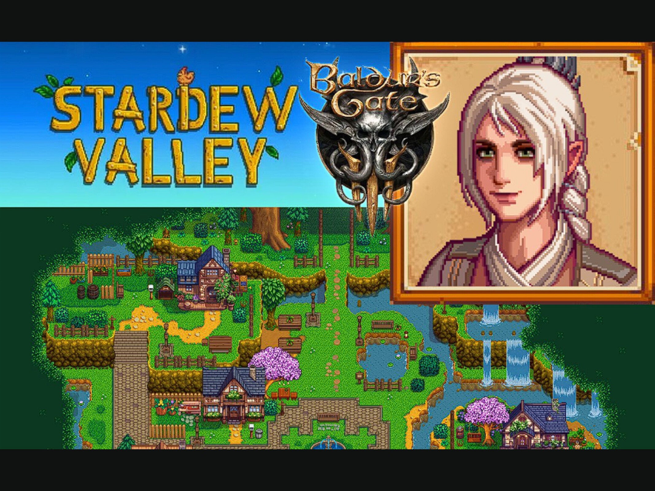 La aldea de Baldur El nuevo mod de Stardew Valley trae al juego los personajes de Baldur's Gate