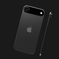 render del iPhone 17 Air. (Fuente de la imagen: Zellzoi en X)