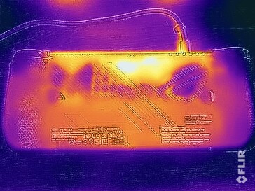 Prueba de esfuerzo de temperaturas superficiales (trasera)