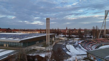 Cámara DJI Flip: Al atardecer sobre los tejados de Berlín