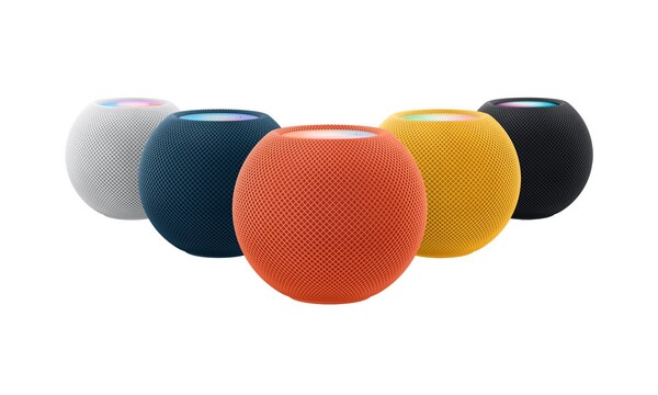 El Apple HomePod mini todavía está disponible para comprar en cinco colores. (Fuente de la imagen: Apple)