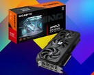 La AMD Radeon RX 9070 XT tiene un reloj boost de fábrica de hasta 2.970 MHz. (Fuente de la imagen: Gigabyte, Unsplash, editado)