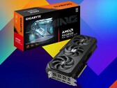 La AMD Radeon RX 9070 XT tiene un reloj boost de fábrica de hasta 2.970 MHz. (Fuente de la imagen: Gigabyte, Unsplash, editado)