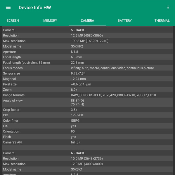 El ISOCELL HP2. (Fuente de la imagen: Notebookcheck)