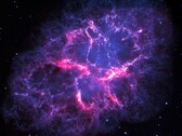 Restos de supernova en la nebulosa del Cangrejo. (Fuente de la imagen: ESA, Herschel, PACS, MESS Key Programme Supernova Remnant Team ; Nasa, ESA et Allison Loll et Jeff Hester, Arizona State University)