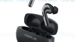 Un nuevo render del OnePlus Buds Pro 3. (Fuente: SmartPrix)