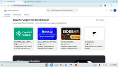 La Chrome Web Store ofrece extensiones para el navegador.