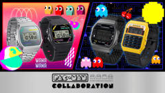 La nueva colección Casio x Pac-man incluye 4 nuevas versiones de diseños clásicos de Casio. (Fuente de la imagen: Casio)