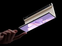Al igual que el Huawei Mate Xs 2 fotografiado, el Apple iPhone Fold tendrá una pantalla que se pliega hacia fuera. (Imagen: Huawei)