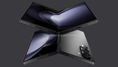 Según informes y filtraciones procedentes de Corea del Sur, Samsung ha cancelado el Galaxy Z Fold6 adelgazado sin la función S-Pen. (Imagen: Smartprix, OnLeaks)