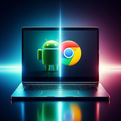 Google podría pasar pronto ChromeOS a Android. (Fuente de la imagen: AI generated)