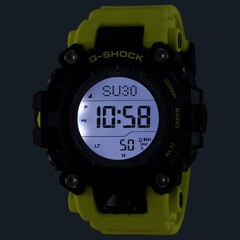 El Casio G-Shock Mudman GW9500MRY-1A9 cuenta con altímetro, barómetro y brújula como parte de su tecnología de triple sensor. (Fuente de la imagen: Casio)