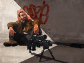 Ilustración que muestra una interpretación de Nico Bellic de GTA IV con un rifle de francotirador (fuente de la imagen: Rockstar Games)