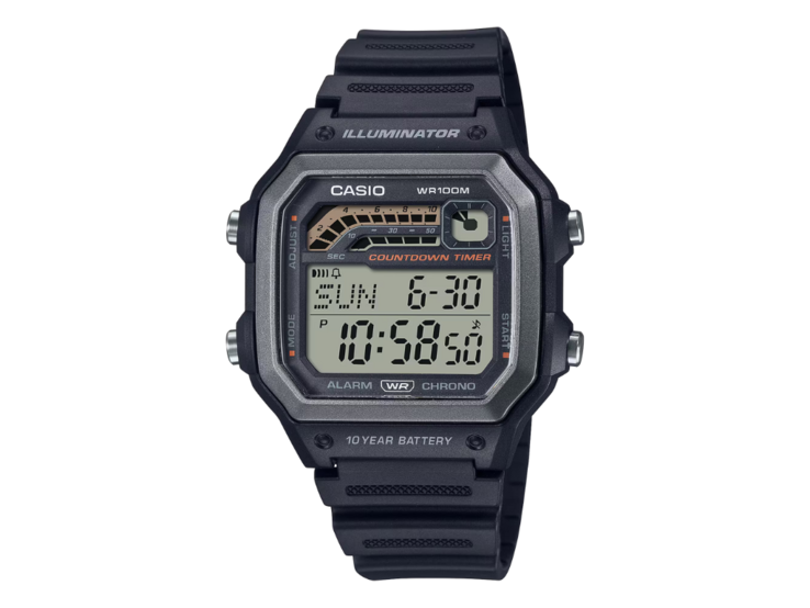 WS-1600H-1AV de Casio. (Fuente de la imagen: Casio)