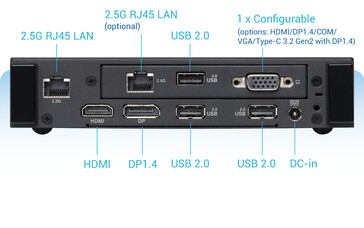 Dispone de una conexión configurable. (Fuente de la imagen: Asus)