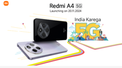 El Redmi A4 5G se lanzará el 20 de noviembre en la India (Fuente de la imagen: Xiaomi)