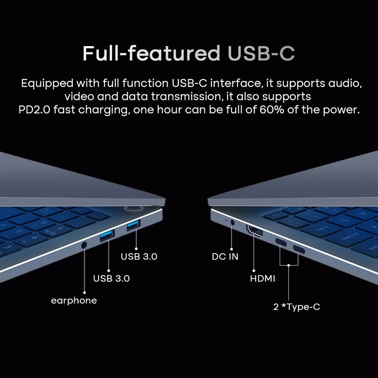 USB-A 3.0, ¿pero USB-C? (fuente de la imagen: Geekmaxi/Ninkear)