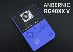 La RG40XX V estará disponible en múltiples opciones de color, incluida esta atractiva opción azul. (Fuente de la imagen: Anbernic)