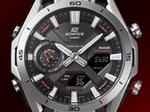 Los relojes Edifice ECB-2300D de Casio (ECB-2300D-1A en la imagen) saldrán a la venta en Europa. (Fuente de la imagen: Casio)